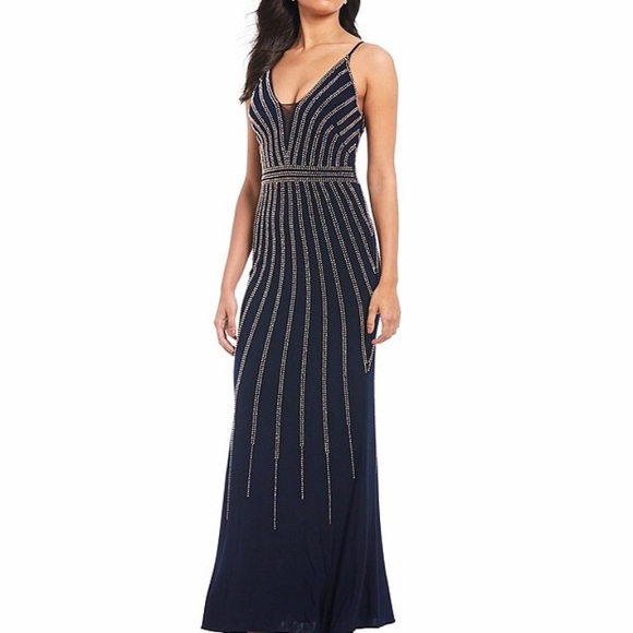 NWT Beaded Xscape Formal Gown - Picture 2 of 7